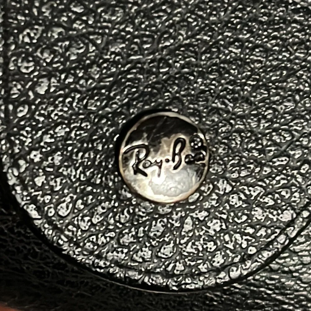 Ray-Ban Glasses Case Black with Pebble Finish